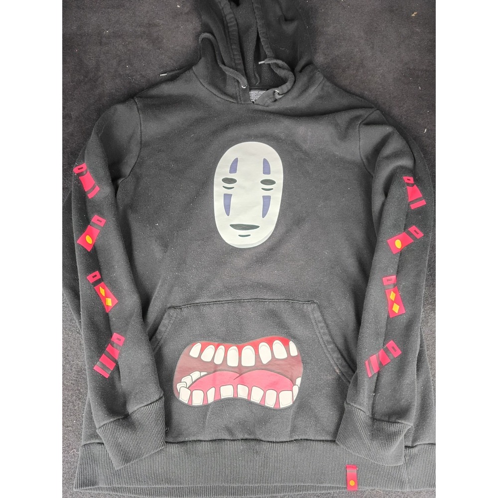 Studio Ghibli Spirited Away No Face Hoodie Our Universe Black Anime Mens Medium